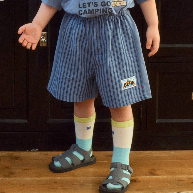 퍼스트블루 아동용 캠핑 반바지