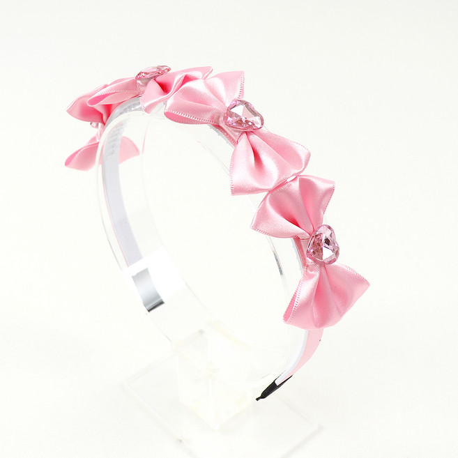 바비 멀티 하트 리본 머리띠