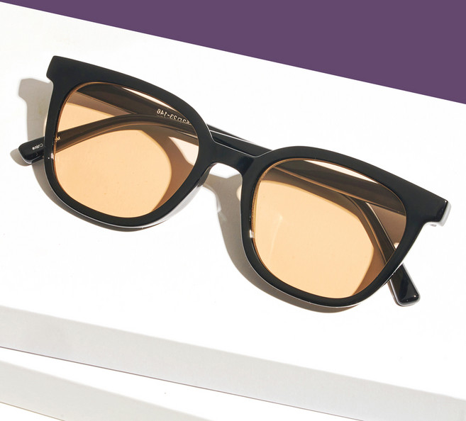 TheBrille 抗UV時尚大四角框太陽眼鏡 62230 米色色調 149 x 63 x 50 mm