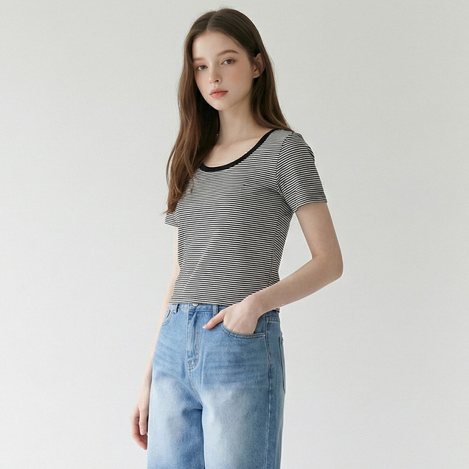 부루앤쥬디 여성용 ST유넥티셔츠 BOSETS509B