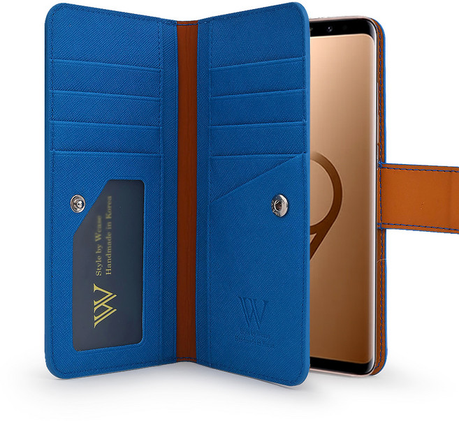 더블유케이스 모노그램 에디션 양면지갑 휴대폰 케이스 + 핸드스트랩