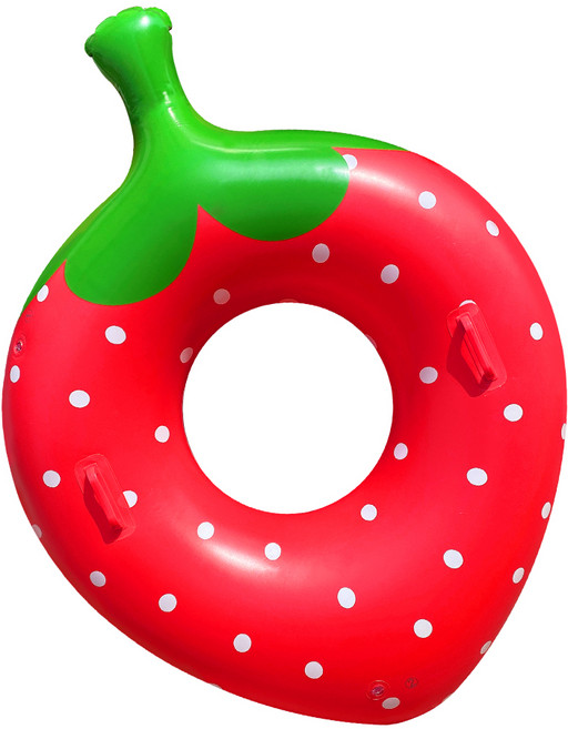 두로카리스마 과일모양 딸기튜브 대형, 혼합색상, 1개