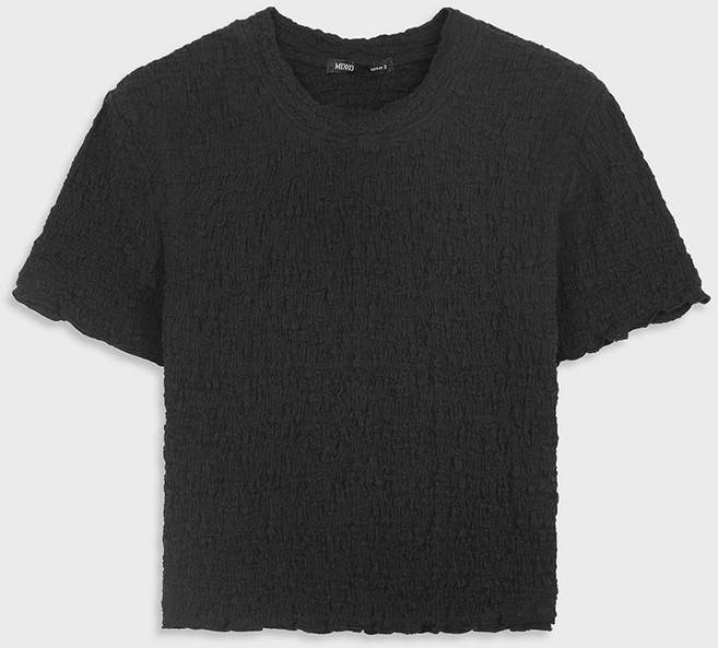 미쏘 여성용 조직변형 반팔 티셔츠