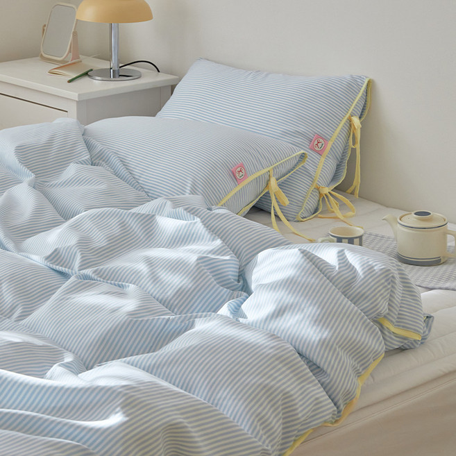 마틸라 러블리무드 리본케이크 이불커버 단품, 블루레몬젤리