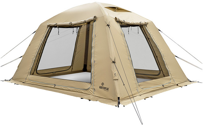 NORTHPEAK 充氣客廳帳, 米色, 6人