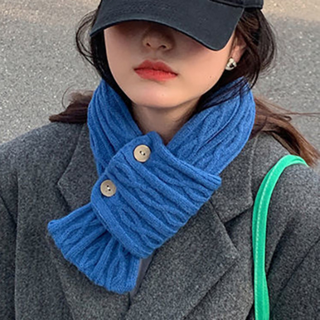 어바웃타이 단추 쁘띠 니트 머플러 TSP1503