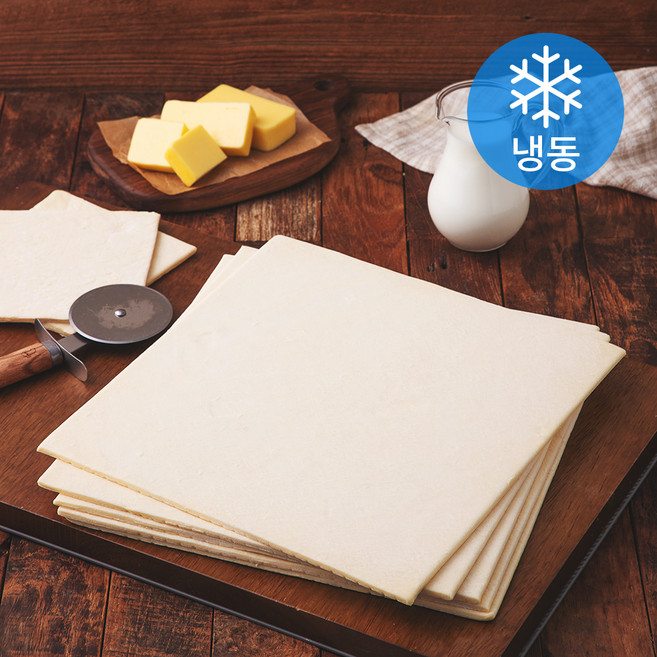 맨치트 스퀘어파이 생지 대 (냉동), 340g, 5개입, 1개