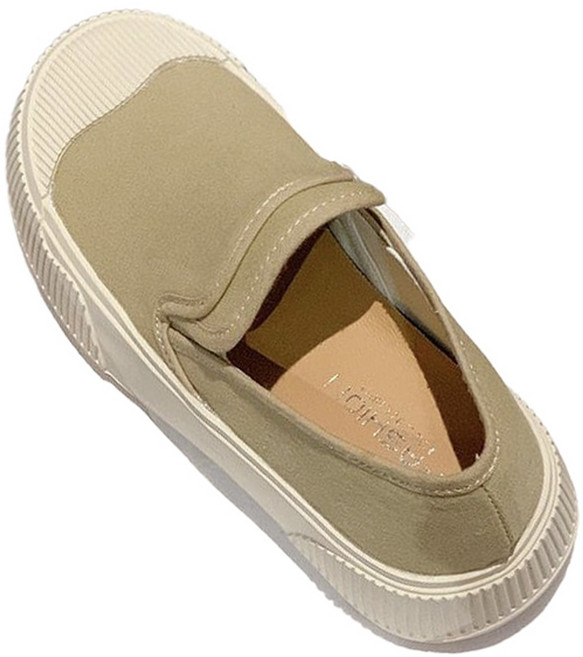 엘쏘 캔버스 통굽 슬립온