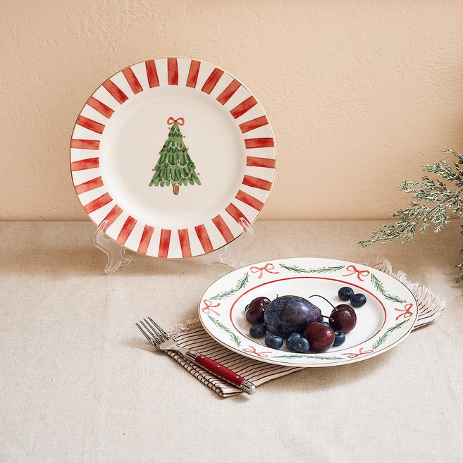 모던하우스 메리오너먼트 골드림 접시 2종 세트 D21, 혼합색상, 접시2p, 1세트