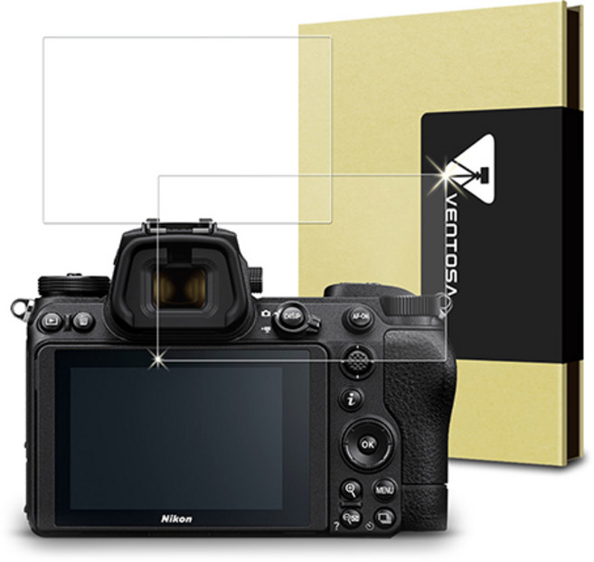 VENTOSA Nikon Z6II相機專用強化玻璃螢幕保護貼 2入組, 1套, VST-NCDF