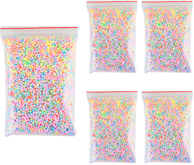 Uniart 彩色保麗龍組, 混合顏色, 5個