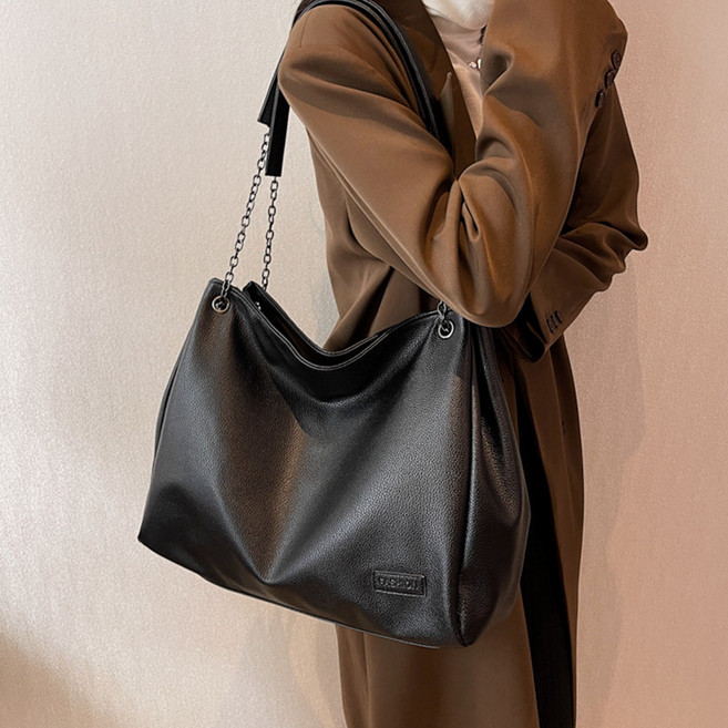 시크힐즈 르젠느 트렌디한 체인 숄더 토트백 11991