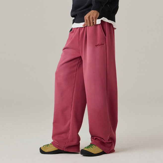 어반에이지 피그먼트 워싱 시그니처 와이드 스웨트 팬츠