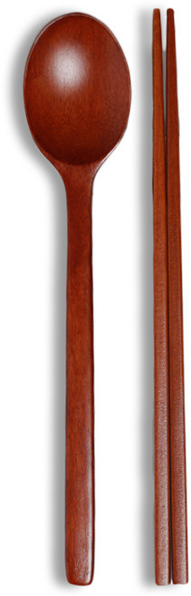 아띠레키친 나무수저세트, 숟가락 + 젓가락, 1세트