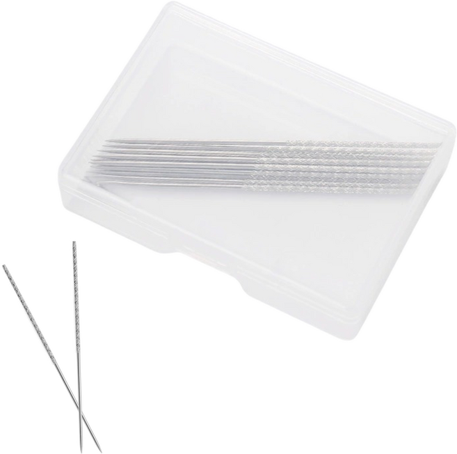 코오미 보수바늘 니트 올풀림 실밥정리 수선바늘 15p + 케이스 세트 6W0012, 1세트