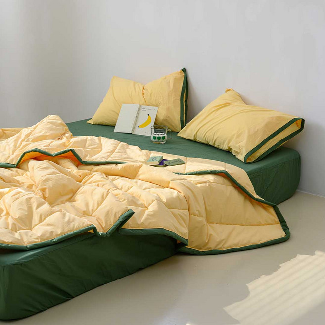 믹스앤매치 비스킷 고밀도 워싱 간절기 이불패드세트