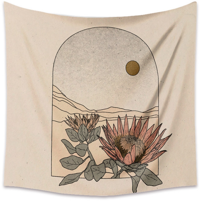 오저씨 태피스트리 패브릭 포스터 MO28, 130 x 150 cm