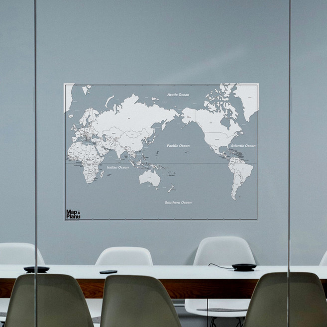 DESIGN AROUND THE CORNER Map Planner 世界地圖, 1個