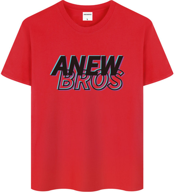 어뉴브로스 남성용 통기성 레트로 반팔티 AED_0014