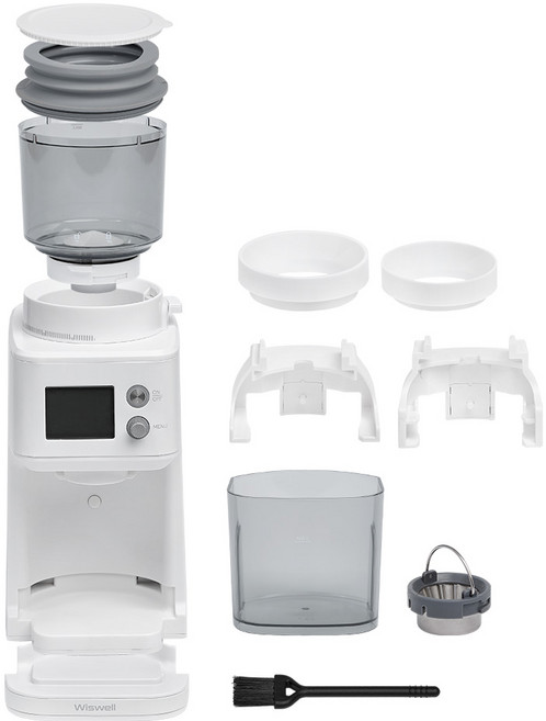 위즈웰 홈 프로 전동 자동 핸드밀 81단계 커피 그라인더, WSG9018