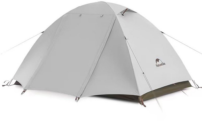 Naturehike 挪客 Cloud Dome 2 網眼遮蔽帳 輕量化露營迷你單人帳, 灰色, 2人