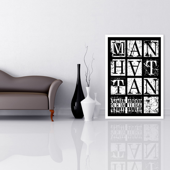 마니앤솔 뉴욕 맨하튼 액자테이블 대, 화이트