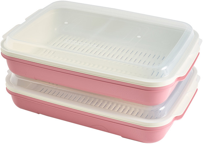 이지앤프리 한상채반 보관용기 3.7L, 1개, 단품