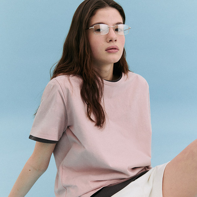 로라로라 여성용 NUBASIC STANDARD ROUND NECK T SHIRT