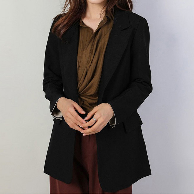 퀸이즈 여성용 빈티지무드 테일러 자켓