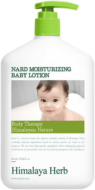 부케가르니 나드 고보습 베이비 로션, 1개, 600ml