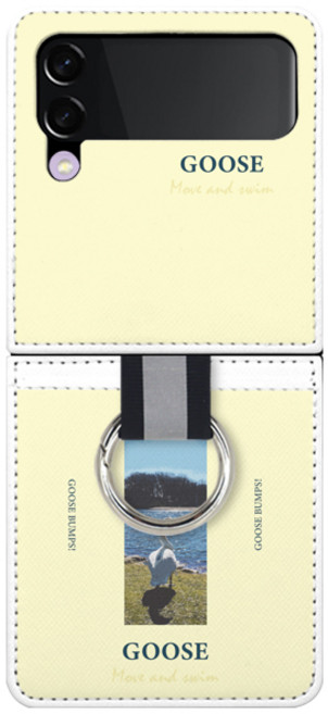 바니몽 롱스퀘어 가죽 포켓 휴대폰 케이스