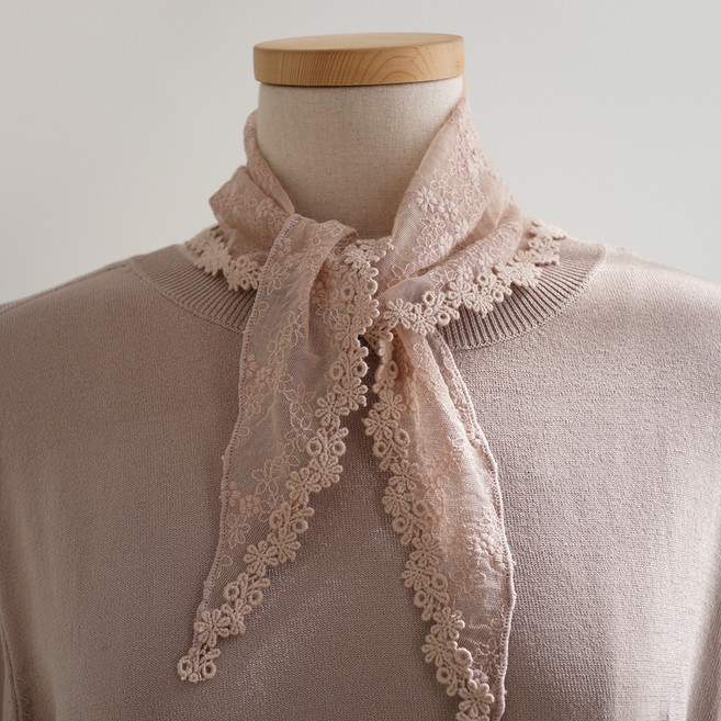 바비수 에덴 로즈 레이스 스카프