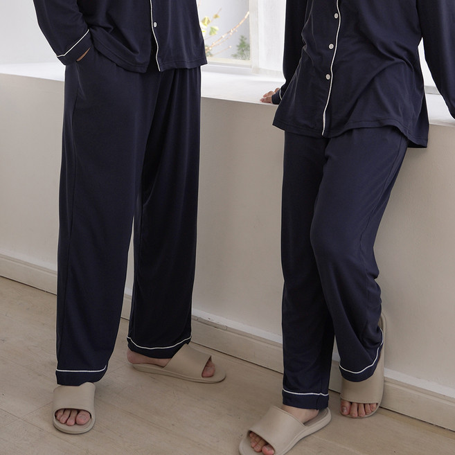 어나더디 커플용 보들 피치스킨 파자마 바지