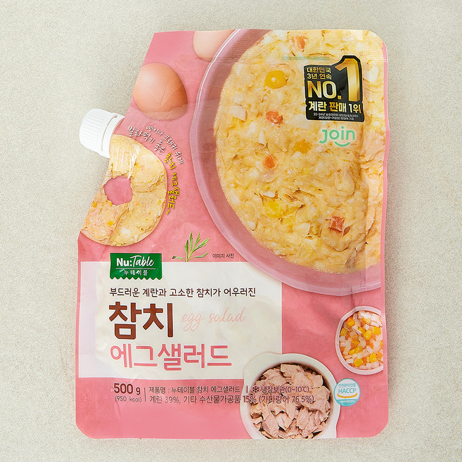 누테이블 참치 에그 샐러드, 500g, 1개
