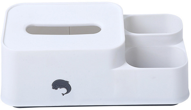 팝마인즈 보관함 케이스 돌고래 화이트, 1개