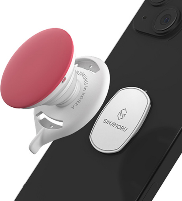 신지모루 탈부착 신지마운트 캔디톡, 라즈베리, 1개