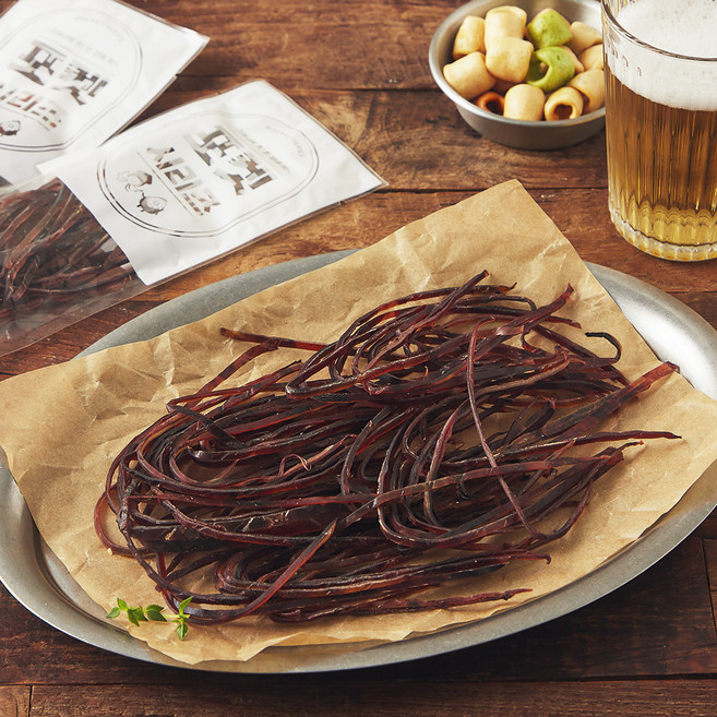 한봉씩 개별포장된 쫄쫄이 꽃징어 6입, 1개, 60g