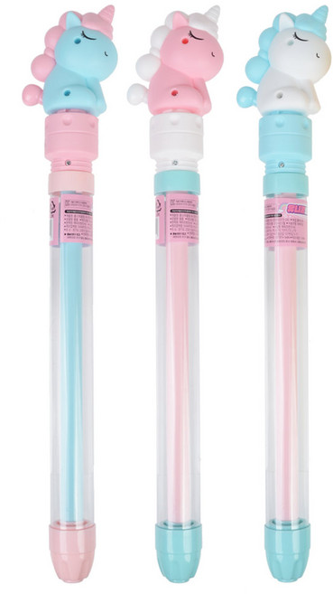 펌프 롱스틱 물총 3종 세트, 유니콘, 1세트