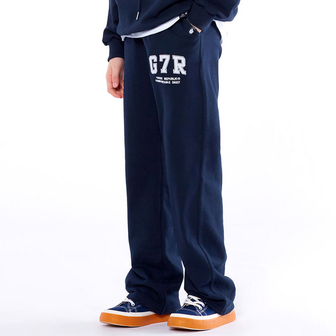 고스트리퍼블릭 아동용 G7R 아치드 와이드 스웨트 팬츠 JLP-J637