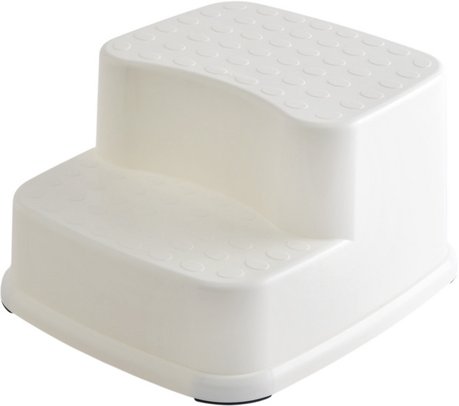 팬톤홈퍼니싱 미끄럼방지 논슬립 2단 디딤대, 아이보리, 1개