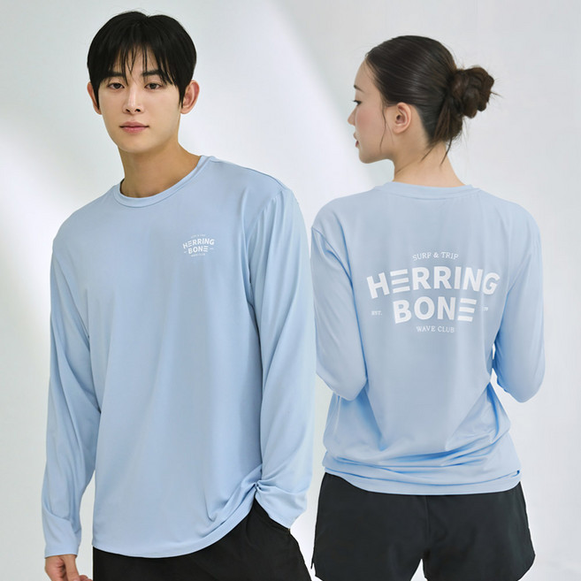 HERRINGBONE apparel 寬鬆版防曬衣上衣泳裝 RJ408