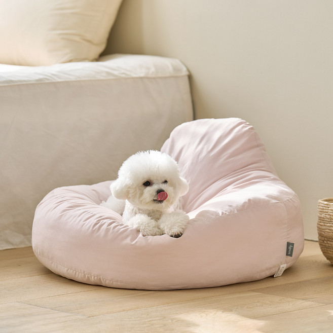 울리 반려동물 빈백, 베이비핑크, 1개