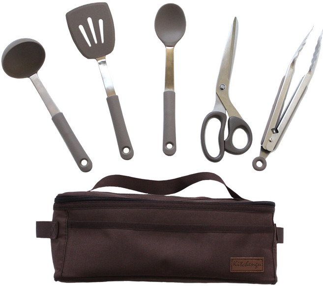 키친구 캠핑용 조리도구 세트, 혼합색상, 1세트