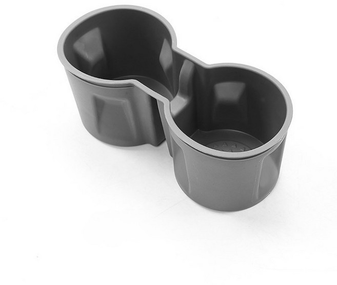 오픈스페이스 테슬라 모델3 콘솔 컵홀더 커버, 1개, 프리미엄 실버