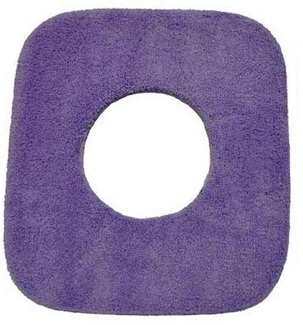 네이처스파머 사각 극세사 마사지 베개, 사각 퍼플, 1개