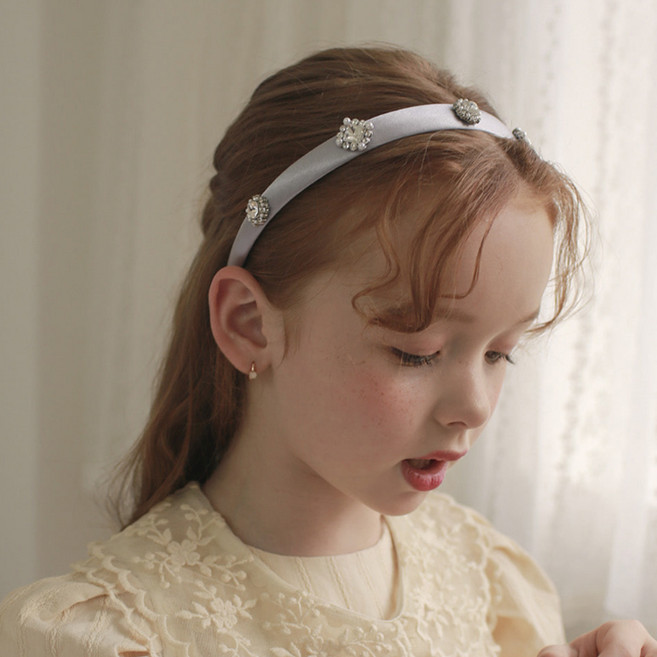 럭키밤비네 클라라 새틴 헤어밴드