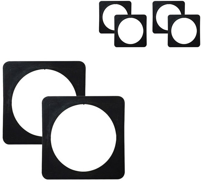 동광세이프티 칼라콘덮개 무게 보강판, 6개, 검정색