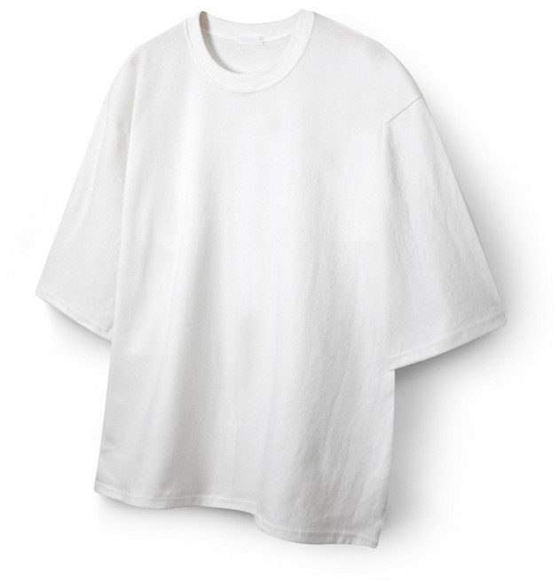 해리슨 남성용 오버핏 무지 라운드 7부 티셔츠 HA-1009 WOD1026