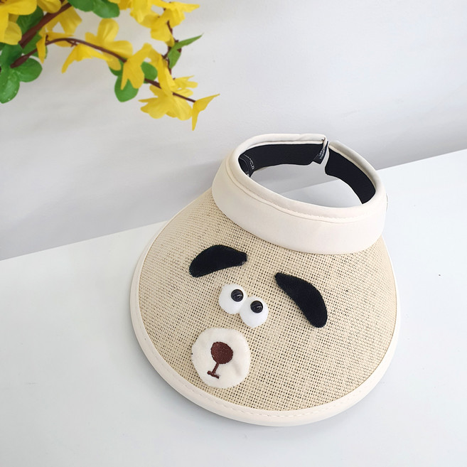 우주아이 아동용 퍼니퍼피 밀짚모자