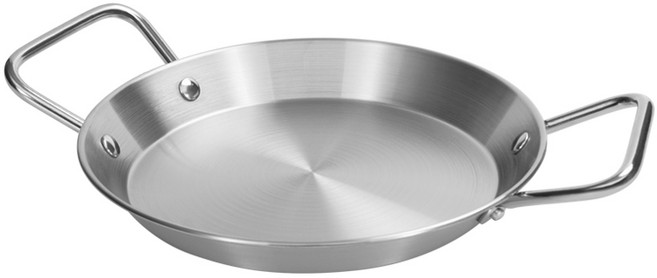 키친아트 스테인레스 빠에야팬, 18cm, 1개